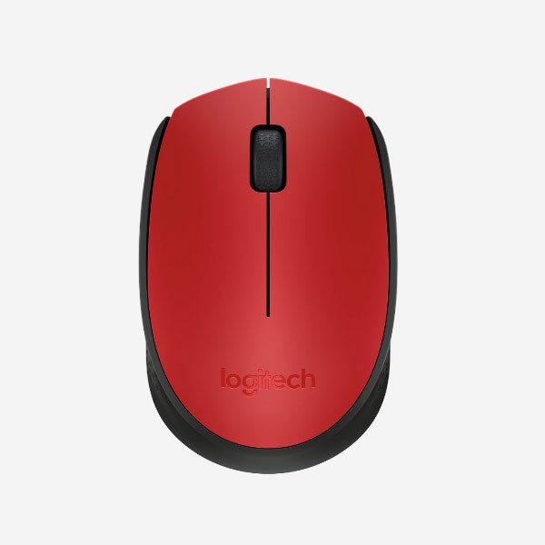 Logitech M171 Wireless Mouse - Red